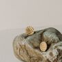 Small circle stud earrings by Emma Calvert